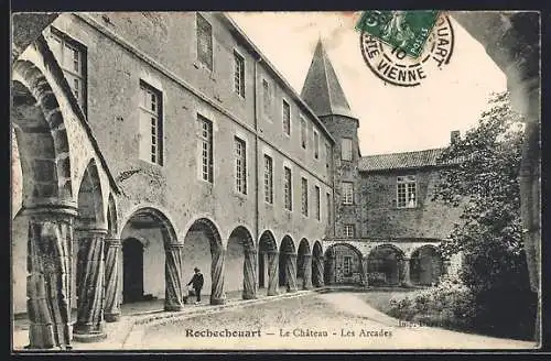 AK Rochechouart, Le Château, Les Arcades