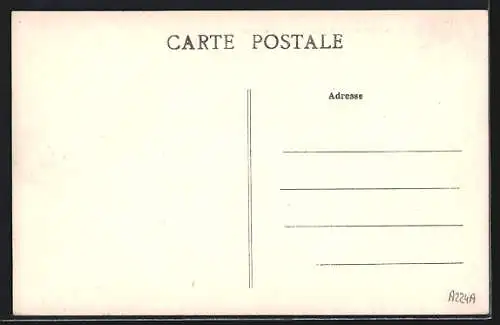 AK Solignac, Vue générale avec pont en pierre et village en arrière-plan