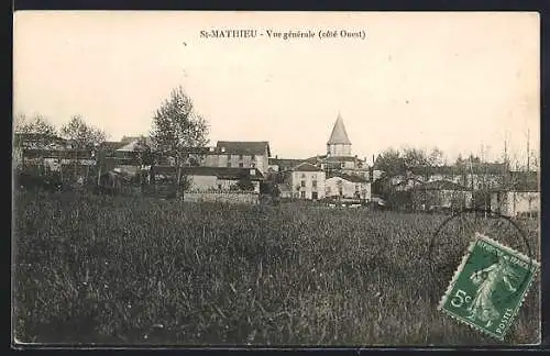 AK Saint-Mathieu, Vue générale côté Ouest