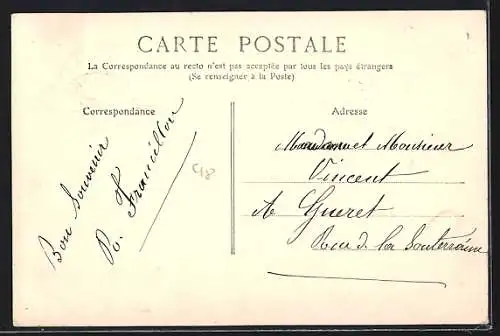 AK Limoges, La Préfecture avec un cavalier devant le bâtiment majestueux