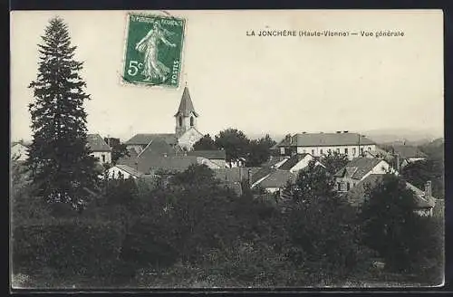 AK La Jonchère, Vue générale du village