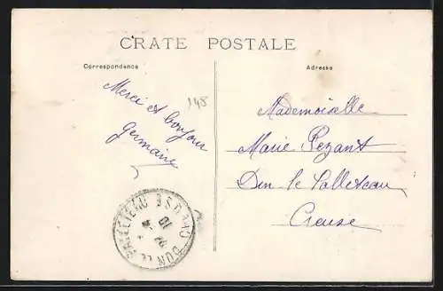 AK La Jonchère, Vue générale du village