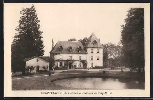 AK Chaptelat, Château de Puy-Mirat et son parc paisible