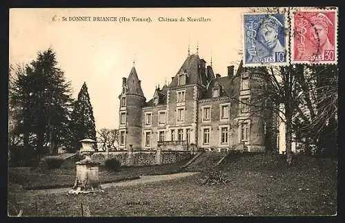 AK Saint-Bonnet-Briance, Château de Neuvillars