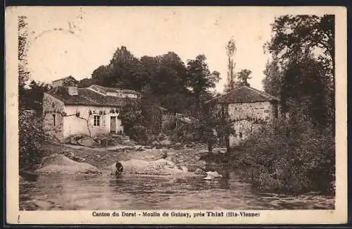 AK Le Dorat, Moulin de Guisay près Thiat (Haute-Vienne)