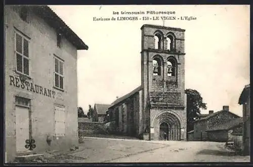 AK Le Vigen, L`Église dans le Limousin pittoresque