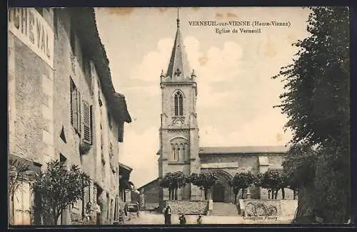 AK Verneuil-sur-Vienne, Église de Verneuil