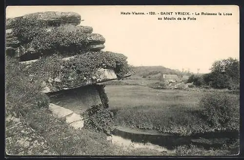 AK Saint Yrieix, Le Ruisseau la Loue au Moulin de la Folie