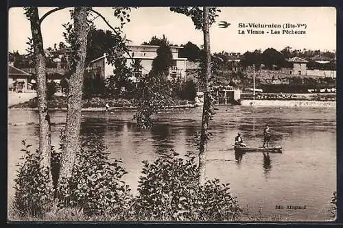 AK Saint-Victurnien, La Vienne, Les Pêcheurs