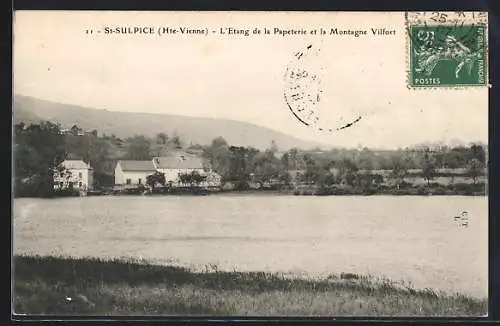 AK St-Sulpice, L`Étang de la Papeterie et la Montagne Vilfort