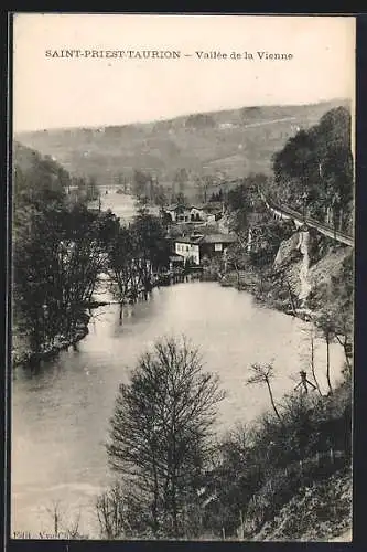 AK Saint-Priest-Taurion, Vallée de la Vienne