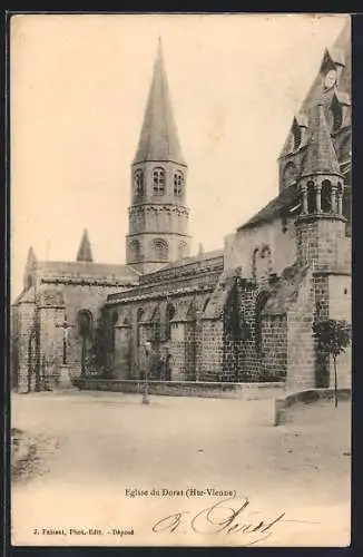 AK Le Dorat, Église du Dorat (Hte-Vienne)