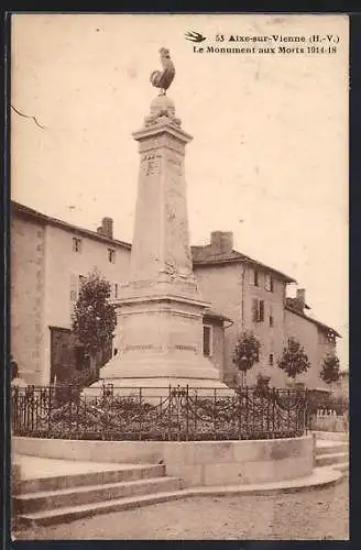 AK Aixe-sur-Vienne, Le Monument aux Morts 1914-18