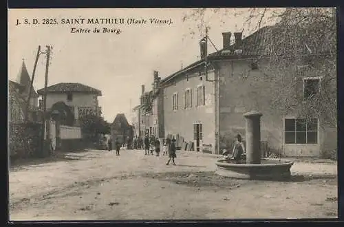 AK Saint Mathieu, Entrée du Bourg