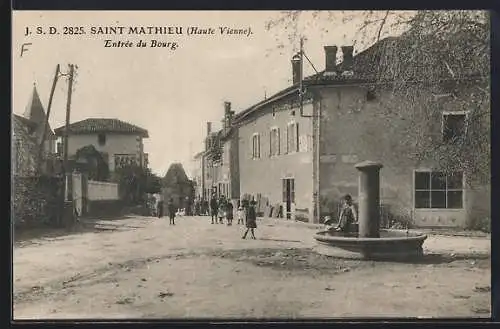 AK Saint Mathieu, Entrée du Bourg