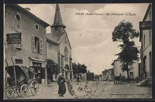 AK Thiat, Rue Principale et l`Église