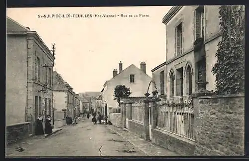 AK St-Sulpice-les-Feuilles, Rue de la Poste