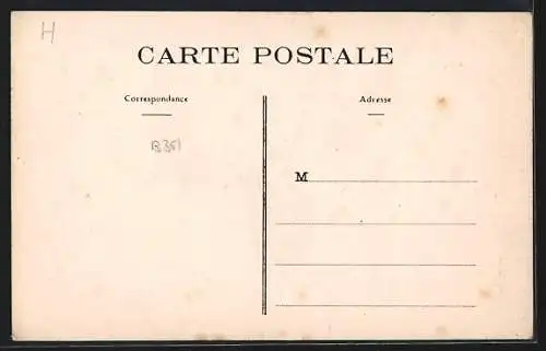 AK Saint-Sulpice-les-Feuilles, Rue de la Poste