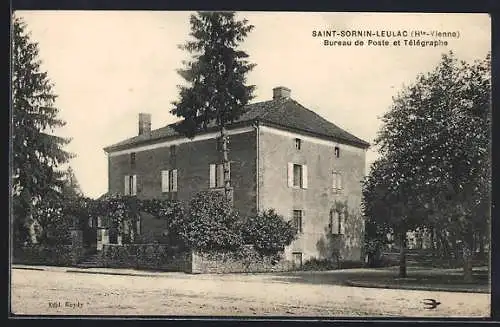 AK Saint-Sornin-Leulac, Bureau de Poste et Télégraphe