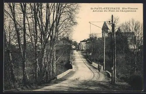 AK Saint-Paul-d`Eyjaux, Avenue du Pont de l`Anguienne