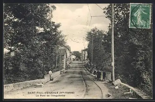 AK Saint-Paul-d`Eyjeaux, Le Pont de l`Anguienne