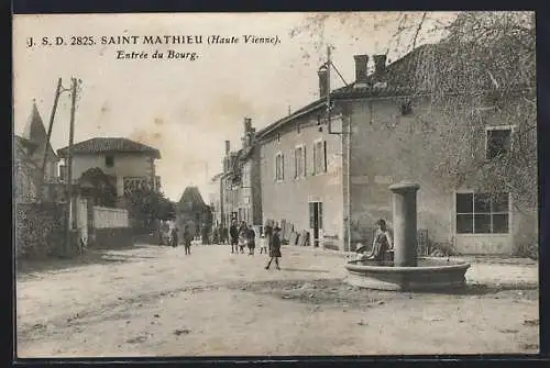 AK Saint Mathieu, Entrée du Bourg