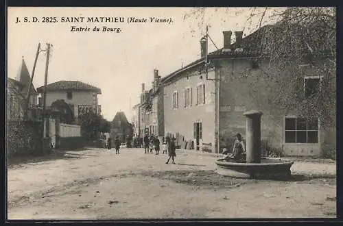 AK Saint Mathieu, Entrée du Bourg