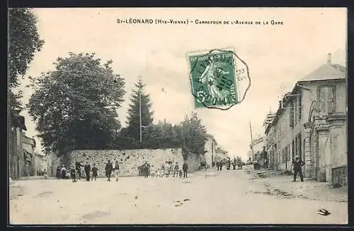 AK Saint-Léonard, Carrefour de l`Avenue de la Gare