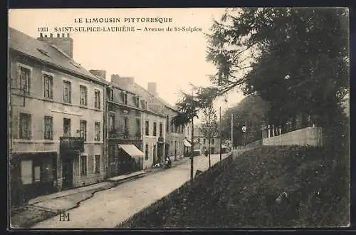 AK Saint-Sulpice-Laurière, Avenue de St-Sulpice