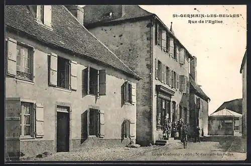 AK St-Germain-les-Belles, Rue de l`Église