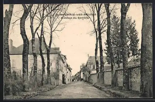 AK Saint-Germain-les-Belles, Avenue du Remblai