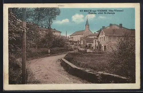 AK St Brice-sur-Vienne, Entrée côté St-Junien