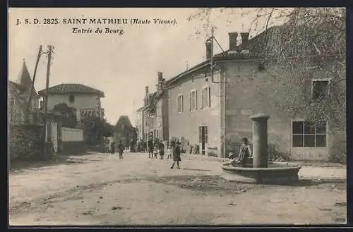 AK Saint Mathieu, Entrée du Bourg