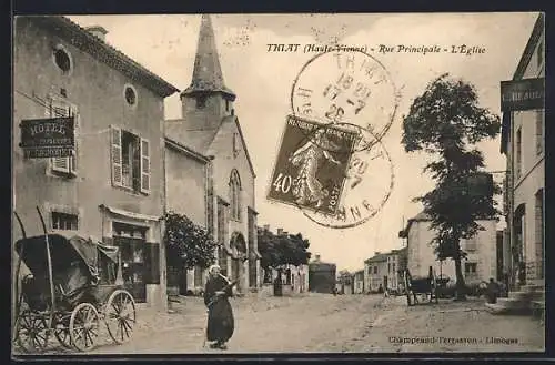 AK Thiat, Rue Principale et l`Église