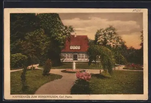 AK Oldenburg / Oldenburg, Cafe zum Bürgerbusch Carl Paetz