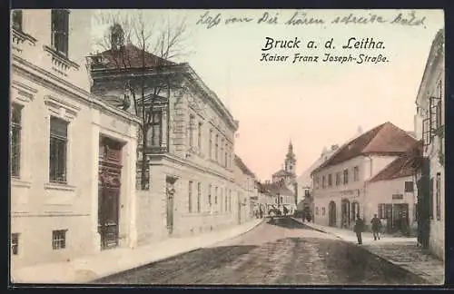 AK Bruck a. d. Leitha, Kaiser Franz Joseph-Strasse