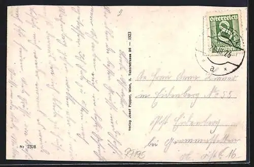 AK Eferding /O.-Ö., Blick in die Linzerstrasse