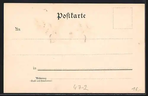 AK Studentenwappen des Verbandes alter Burschenschafter Wartburg