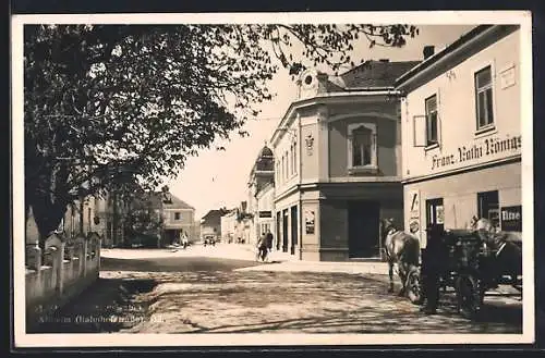 AK Altheim, Partie in der Bahnhofstrasse