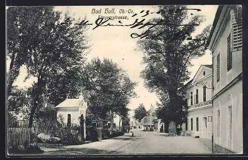 AK Bad Hall, Blick in die Steyrerstrasse