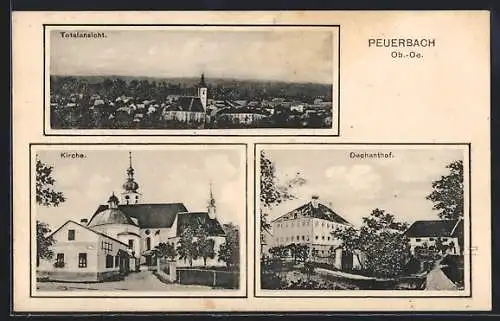 AK Peuerbach, Kirche und Dechanthof