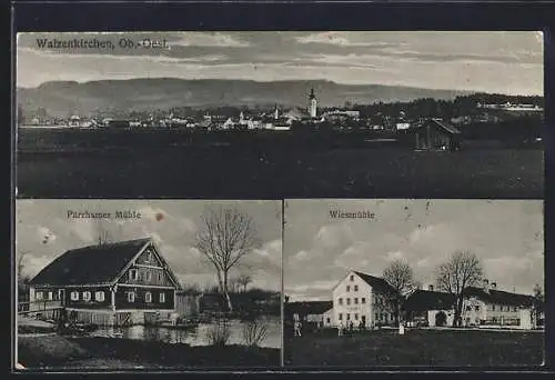 AK Waizenkirchen, Parzhamer Mühle und Wiesmühle