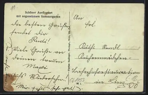 AK Kasten a. d. Donau, Schloss Viechtenstein, Gasthaus Anton Klaffenböck