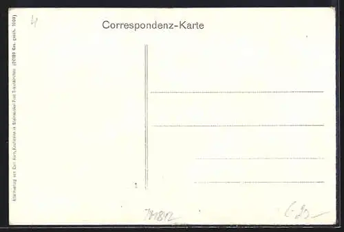 Goldfenster-AK Steinwinkel, Geschäftshaus Carl Kern mit leuchtenden Fenstern
