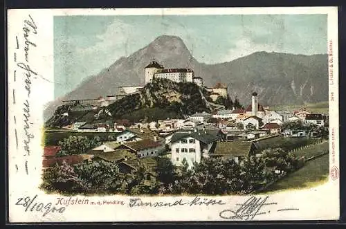 AK Kufstein, Ortsansicht mit dem Pendling