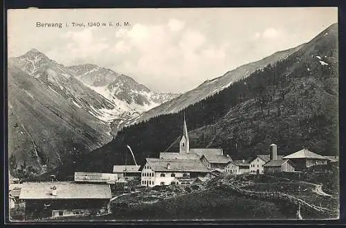 AK Berwang, Teilansicht mit der Kirche