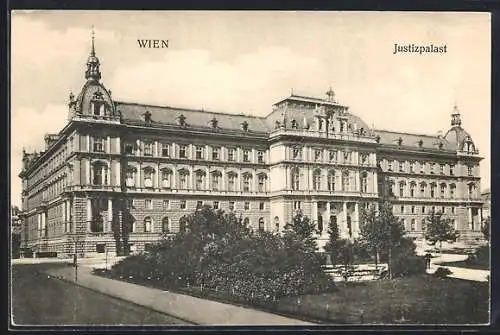 AK Wien, Justizpalast mit Anlagen