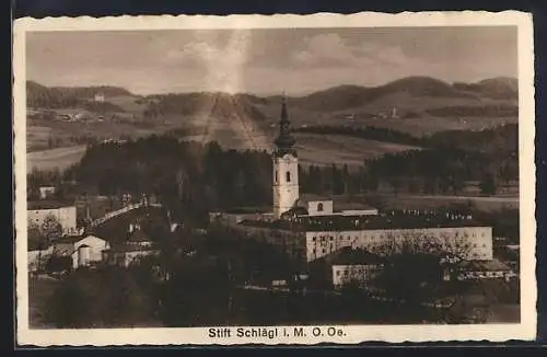 AK Schlägl i. M., Blick zum Stift