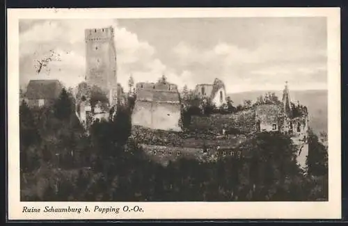 AK Pupping /O.-Oe., Ruine Schaumburg