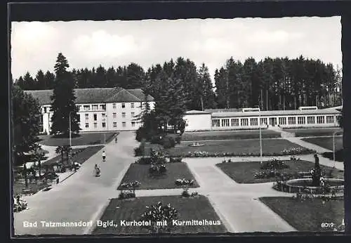 AK Bad Tatzmannsdorf /Bgld., Kurhotel mit Kurmittelhaus